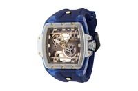 Invicta Men's Anatomic Automatic 2 Hand Gunmetal, Dark Blue, Gold