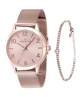 Invicta Women's 48331 Wildflower Quartz 3 Hand Rose Gold Dial Watch