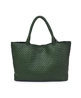 Moda Luxe Solana Large Woven Tote Bag