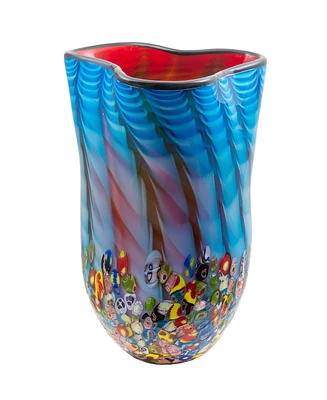 Dale Tiffany 14" Tangelo Art Glass Vase