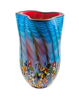 Dale Tiffany 14" Tangelo Art Glass Vase