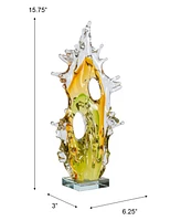 Dale Tiffany 15.75" Mauna Kea Art Glass Sculpture