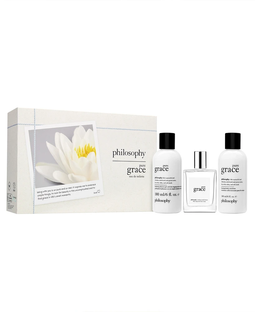 philosophy 3-Pc. Pure Grace Eau de Toilette Gift Set, Exclusively at Macy's