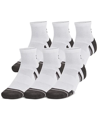 Under Armour Men's Performance Tech Quarter Socks - 6-pack