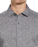 Cubavera Men's Engineered Dobby Button-Down Shirt