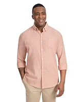 Johnny Bigg Big & Tall Serge Melange Linen Shirt