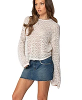 Edikted Women's Open Knit Sweater