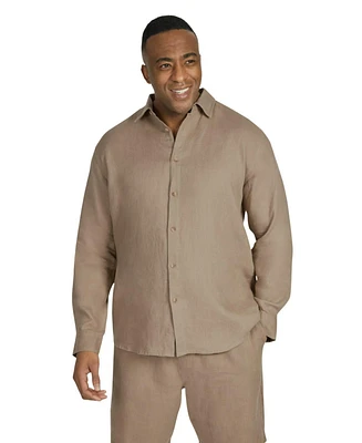Johnny Bigg Big & Tall Resort Relaxed Fit Linen Shirt