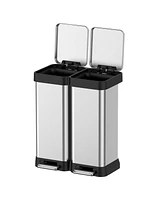 gaomon Large Capcity Dual Trash and Recycling Bin