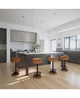 Slickblue Swivel Counter Bar Stool – Adjustable Height and Stylish Design for Kitchen & Home Bar