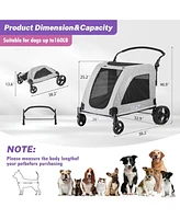 EchoSmile Xl Extra Large Dog Stroller