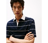 Tommy Hilfiger Men's Classic-Fit Heavy Jersey Stripe Polo Shirt