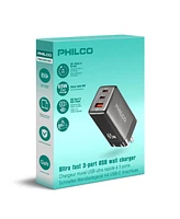 Philco GaN Usb-c Charger, 65W Power Delivery 3.0 Fast Charger, Compact and Efficient Wall Adapter for Smartphones, Laptops.