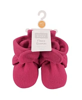Hudson Baby Girls Cozy Fleece Booties