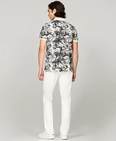 Tommy Hilfiger Men's Big & Tall Printed Short-Sleeve Polo Shirt