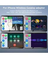 Cowin Wireless CarPlay Adapter for Apple iPhone Plug & Play Auto Connect for Cars from 2015