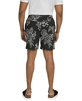 Johnny Bigg Big & Tall Lopez Print Swim Short