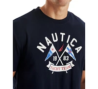 Nautica Men's Short Sleeve Sailing Graphic Sleep T-Shirt