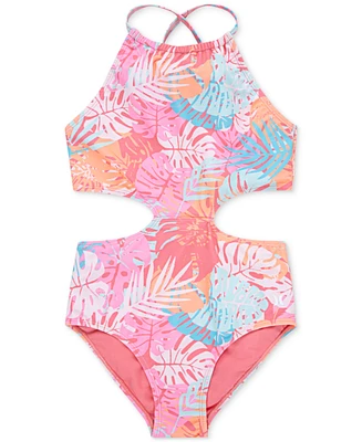 Hurley Big Girls Halter Monokini Swimsuit