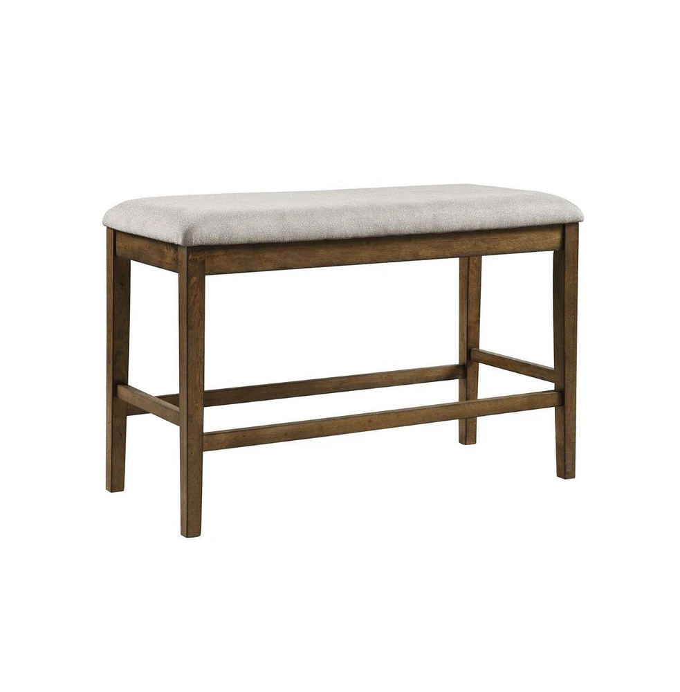 Slickblue Two-Tone Counter Bench for Stylish and Versatile Seating