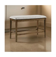 Slickblue Two-Tone Counter Bench for Stylish and Versatile Seating