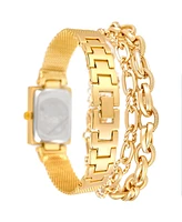 Jessica Carlyle Women's Gold Tone Metal Alloy Analog Watch, 23mm