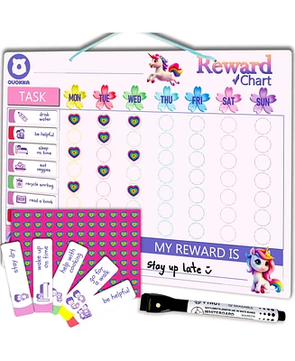 Quokka Reward Magnetic Behavior Chore Chart for Kids at Home