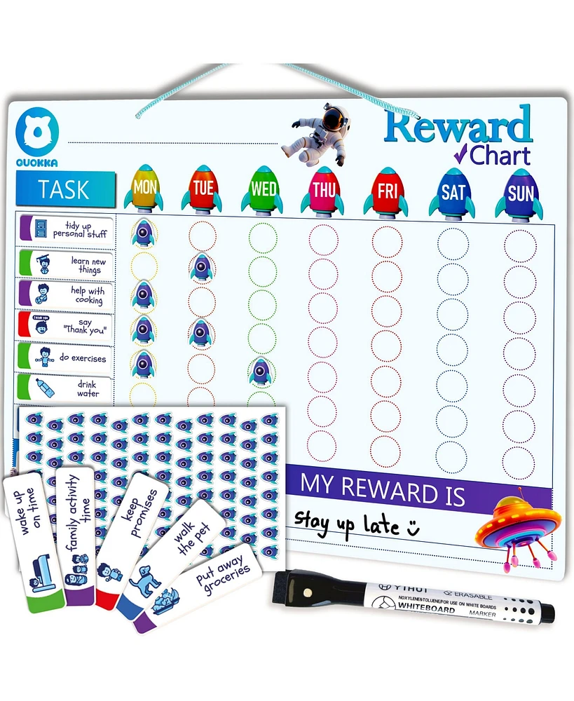 Quokka Reward Magnetic Behavior Chore Chart for Kids at Home