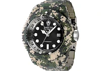 Invicta Men's 40462 Reserve Quartz 3 Hand Black Dial Watch