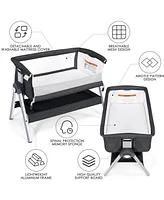 Gouun Portable Baby Bedside Sleeper with Adjustable Heights and Angle