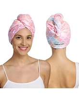 Turbie Twist Deluxe Wet Dry - Microfiber Tt and Shower Cap Multicolor