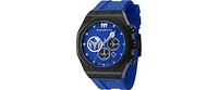 TechnoMarine Men's Tm-523001 Reef Quartz Chronograph Black, Blue, Silver Dial Watch