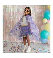 Sweet Wink Little and Big Girls Lavender Confetti Tutu Skirt