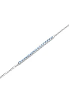 Rosefield Tennis Bracelet Rhodium Plated Stainless Steel