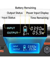 Mondawe 600W Portable Power Station 655.2Wh 2550mAh Solar Generator Power Supply with Ac Outlet