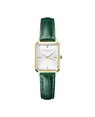 Rosefield Octagon Xs Women's Leather Watch 24mm