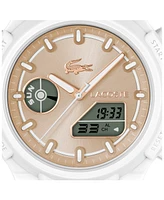 Lacoste Women's LC33 White Silicone Strap Watch, 40mm