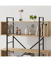 gaomon 6 Tier Book Shelf with Storage