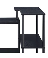 Slickblue Modern Writing Desk for Home Office or Study with Storage and Workspace Solutions