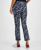 Tommy Hilfiger Women's Rope-Print Hampton Chino Pants