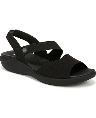 LifeStride Women's Cheerful Washable Peep Toe Slingback Sandals