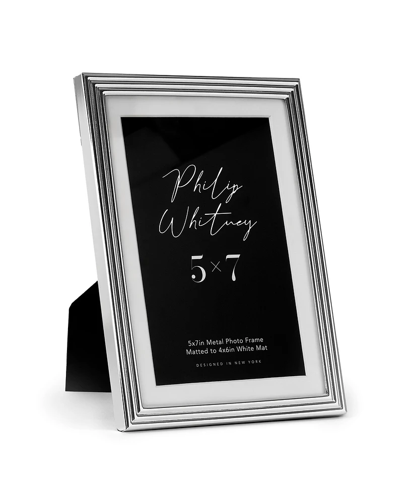 Philip Whitney Hayworth Metal Picture Frame, 5" x 7"