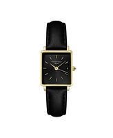 Rosefield Boxy Xs Women's Brown Leather Watch 24mm