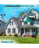 Philco Hdtv 4K Antenna with Amplifier, Indoor/Outdoor, Supports Uhf/Vhf, Free Digital Local Channels