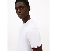 Tommy Hilfiger Men's Global Stripe Cuff T-Shirt