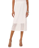 Vince Camuto Women's Pointelle Midi Skirt