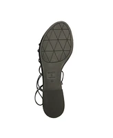 Schutz Women's Inez3 Round Toe Flat Sandals
