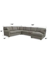 Reiter -Pc. Fabric Sectional Sofa