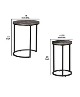 Slickblue Accent Table Set of 2 – Stylish and Versatile Decor for Living Room, Bedroom, or Entryway