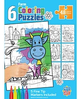 Masterpieces Coloring Puzzles 6-Pack